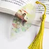 Estilo Chinês estilo antigo folhas nervura da folha marcador de página criativo requintado presente para professores e colegas de classe recompensa material escolar para estudantes