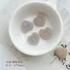 Retro Doméstico Dorado Pintado Checo Vidrio Perlas Redondo Pájaro Hecho a Mano Corazón Material Pulsera Cadena de Teléfono Móvil Joyería Accesorios