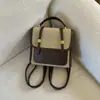 Bolsa de Nicho Nueva de Invierno 2025 Mochila de Moda Portátil para Mujer Mochila Escolar Coreana Mochila de Viaje Retro