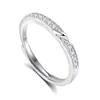 Anillo de Pareja Mobius de Plata S925 Lujo Accesible de Alta Gama Diseño Original Estilo Ins para Hombres y Mujeres Anillo de Pareja