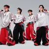 Ropa de moda para niños de street dance hip-hop estilo callejero para niños actuación en escenario batería de hip-hop atuendo de actuación para niños moderno