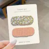 Pinza para el Cabello de Lana con Estampado de Leopardo para Otoño e Invierno para Mujer, Elegante Pinza para Flequillo Lateral, Pinza BB de Gama Alta para Pelos Sueltos, Pasador de Moda Estilo Retro