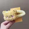 Osito de Mantequilla Lindo Pasador para el Cabello de Mujer Dibujos Animados de Felpa para Flequillo Lateral Pasador Ins Nicho Todo-partido Tocado Accesorios para el Cabello