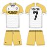 Conjunto de Uniforme de Fútbol por Sublimación Personalizado Nuevo de Secado Rápido Transpirable Camiseta de Fútbol Verano Deportes al Aire Libre Hombres Manga Corta