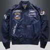 Nueva Chaqueta Piloto Ma1 para Hombre de Primavera y Otoño, Chaqueta de Béisbol Bordada Estilo Coreano, Abrigo de Trabajo Talla Grande, Marca de Moda