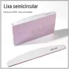 Lixa de Unha Cinza com Grão Fino, Lixa de Manicure, Tira Polidora de Unha, Tira Polidora Dupla Face, Ferramenta de Modelagem, Lixa de Unha