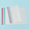 Clipe de haste PP pasta de armazenamento pasta de arquivo A4 suporte para provas A3 pasta especial à prova d'água para documentos de estudante tipo gota retrátil