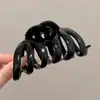 Pinza para el cabello de lujo de alta gama en color marrón, tamaño grande nuevo para cabello grueso, pinza de tiburón para recogidos en la parte posterior de la cabeza, accesorio para el cabello de uso diario