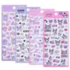 Shanle Auténticos Pegatinas Dulces Estéreo 3D Coolomi para Niños y Niñas Sanrio Funda de Teléfono Móvil Pegatinas Decorativas para Tazas de Agua