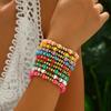 Explosões Transfronteiriças Pulseira Feminina Estilo Europeu e Americano Conjunto Personalidade Geometria Design Multicamadas Pulseira de Nicho Pulseira de Alta Qualidade