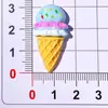 Nuevos Conos de Helado de Caramelo de Comida de Simulación de Resina Decoración DIY para Funda de Teléfono Pasador para el Cabello Accesorios para el Cabello Venta al por Mayor