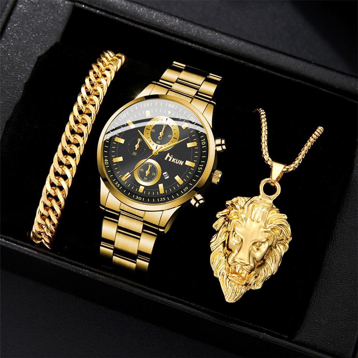 单条手链+狮子项链套装（金色） (1).jpg