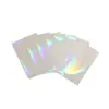 Hisocute Láser Corazón 3 pulgadas Tarjeta Pequeña Película Protectora Polaroid Cubierta Transparente Cazador de Estrellas Anti-Rayaduras Película Organizadora