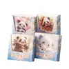 Fundo de papel para bolsa de pintura de alto valor de cor, gradiente, papel de nota de borboleta, não adesivo, estilo ins para estudantes, material para diário de mão, atacado