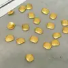 Novo conjunto de cinco peças de liga metálica zakiram de alta retenção de cor para acessórios de brincadeira de texto DIY