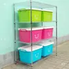 Prateleira de Armazenamento para Cozinha, Prateleira de Armazenamento para Micro-ondas, Suporte de Flores para Varanda Residencial, Prateleira Organizadora para Porão, Prateleira de Armazenamento de Chão de Múltiplas Camadas