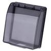 Panel de caja estanca para 86 enchufes e interruptores, caja a prueba de fugas, caja de agua a prueba de salpicaduras de inodoro, baño, pasta transparente, caja a prueba de salpicaduras de corriente
