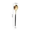 Venta al por mayor Cubiertos Portugueses de Acero Inoxidable Cuchillo y Tenedor Cuchara Palillos Sentido Alto Hotel Hogar Juego de Cuchara Tenedor Engrosado