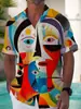 Amazon AliExpress nueva importación transfronteriza comercio exterior nueva chaqueta de camisa para hombre estampado completo fabricantes suministro