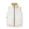 Promoción Principal 2023 Chaleco Reversible para Hombres y Mujeres, Temporadas de Primavera y Otoño, Delgado Talla Grande, Ropa Cultural Benéfica, Cuello Alto, Múltiples Bolsillos