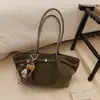 Bolsa Fosca Retrô Simples para Mulheres 2026 Nova Moda Grande Capacidade Bolsa de Ombro/Axila Bolsa de Mão para o Dia a Dia Bolsa Tote