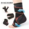 Correa de Compresión de Nailon para Fitness Baloncesto Bádminton Protección de Tobillo Elástica Transpirable Protección de Tobillo Fija