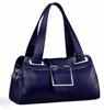 Nova Bolsa de Ombro de Couro Genuíno com Design de Nicho 2025 Moda Europeia e Americana Bolsa Simples Almofada Bolsa Cilíndrica Feminina