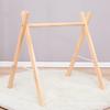 Puerta inteligente accesorios para la semana de captura de bebé de un año cortina de puerta soporte de madera decoración niños de un año suministros de diseño de etiqueta foto