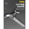 Grifo de acero inoxidable con llave, gran caudal, balcón, a prueba de heladas, patio, jardín, con cerradura, exterior, para regar flores, lavar el coche