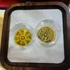 Pegatina de Teléfono de Oro Puro 999 para la Riqueza, Atrae la Fortuna de Todas las Direcciones, Acumulación Diaria de Riqueza, Regalo de 2 mg, Entrega Directa de Fábrica