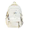 Mochila casual de cuadros estilo japonés para estudiantes de secundaria y preparatoria, versátil y linda, adecuada para la escuela y los viajes