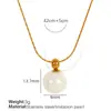 Chapado en oro real collar de perlas francés retro para mujer transfronterizo nuevo diseño simple de nicho cadena para la clavícula venta al por mayor