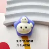 Personaje de Dibujos Animados Estrella de la Suerte Accesorios de Resina DIY Casero Soporte para Funda de Teléfono Móvil Agujero para Pasador Hebilla de Zapato Parche para Taza de Agua