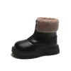 Botas de Invierno de Algodón para Niñas Estilo 2026 Nuevas Botas de Algodón Cálidas con Felpa para Niños Botas de Princesa Suaves y Elegantes para Niñas