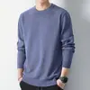 Suéter Gola Redonda Masculino Outono e Inverno Veludo Espessado Quente Camada Interna Tudo-em-Um Veludo Tamanho Grande Suéter Base Atacado