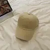 Estilo Coreano Simple Letra Pareja Joven Top Suave Lavado Protección Solar Gorra de Béisbol Mujeres Jóvenes Hombres Mujeres Parejas