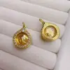 Amuleto Budista Tailandés Antiguo Long Phor Roi 2563 Collar para Mujer, Lujo Ligero, Versátil de Gama Alta Microincrustado Joyería de Tendencia para Transmisión en Vivo