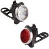 Luz de bicicleta COB, luz de bicicleta de montaña, carga USB, luz de advertencia trasera, juego de luces traseras 030, accesorios de conducción