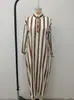 Vestido Casual de Bolsillo para Mujer de Manga Nueve Suelta con Cuello en V de Amazon Estilo Europeo y Americano Nuevo