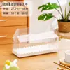 Rolo de bolo portátil estilo suíço-japonês, rolo de dragão transparente dos sonhos, rolo de bolo toalha comprida, caixa de embalagem para bolos finos, caixa retangular