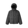 Jaqueta de Penas de Inverno Forn3 para Homens e Mulheres Solta Acolchoada com Capuz Funcional para Exterior Roupas de Inverno Jaqueta de Penas de Pato Branco N1726
