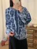 Rapsódia Estampada de LeopardoLã de Caxemira Escovada Estampada de Leopardo Suéter Quente Espesso para Mulheres, Item Quente de Inverno