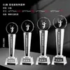 Troféu de Cristal Personalizado para Competições Esportivas, Medalhas de Maratona, Resina de Golfe Badminton Honra Prêmios Comemorativos