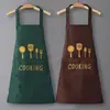 Nuevo delantal de cocina para el hogar impermeable a prueba de aceite moderno lindo ropa de trabajo para hombres y mujeres delantal de cocina delantal de cintura personalizado