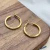 Pendientes de Aro Grandes Lisos de Lujo Ligero y Gama Alta para Mujer Diseño de Nicho Simples Elegantes Versátiles Pendientes Pendientes