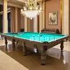 Mesa de Bilhar Estilo Russo Tipo Padrão Mesa de Bilhar Russa para Uso Doméstico e Comercial de Adultos Novo Modelo com Tampo de Ardósia
