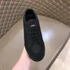 2022 Tacón Plano Negro Cabeza Redonda Cuero Viscosa Zapatos Combinación de Colores Europeo y Americano Caña Baja en stock Diarios Zapatos de Lona Zapatos de Marca de Moda