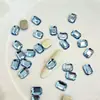 4*6mm6*8mm joyería para uñas taladro octagonal con forma de taladro explosiones de la red de uñas accesorios de pedrería para uñas taladro plano