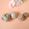 Enfeites de Bola de Cristal de Origem, Enfeites de Bola de Pedra da Lua, Enfeites de Cristal, Enfeites de Bola de Cristal Branco, Artesanato Decorativo