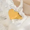 Anillo de Amor de Venta Caliente Transfronterizo para Mujer, Lujo Ligero, Diseño de Nicho, Tendencia de Moda, Anillo Sencillo de Moda, Puede Pasar la Inspección